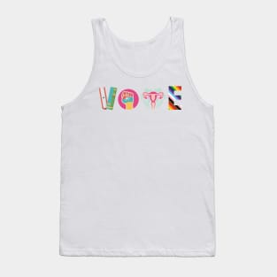 Vote Banned Books Reproductive Rights Political Activism Gift For Women Tank Top